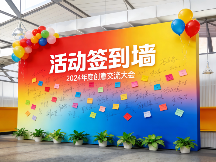 签到墙
